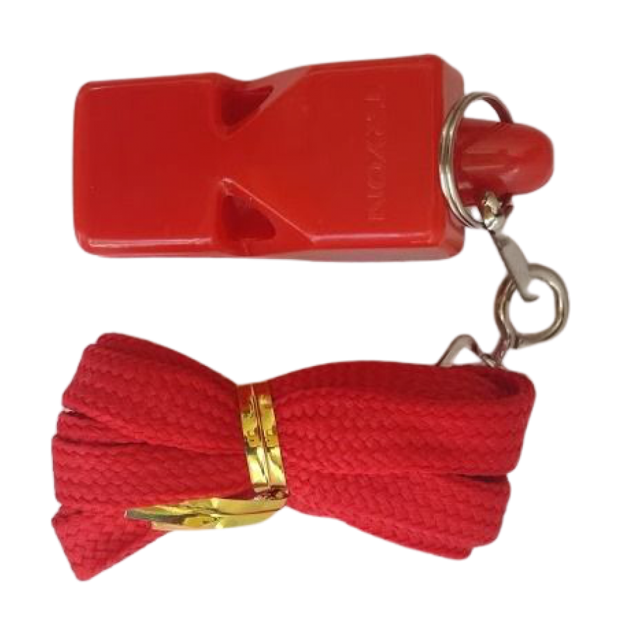 Cankurtaran Düdük - İp Askılı / Kırmızı 