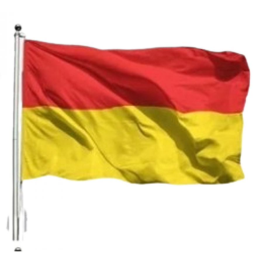 Standart Cankurtaran Bayrağı  / Flaması - Sarı Kırmızı 