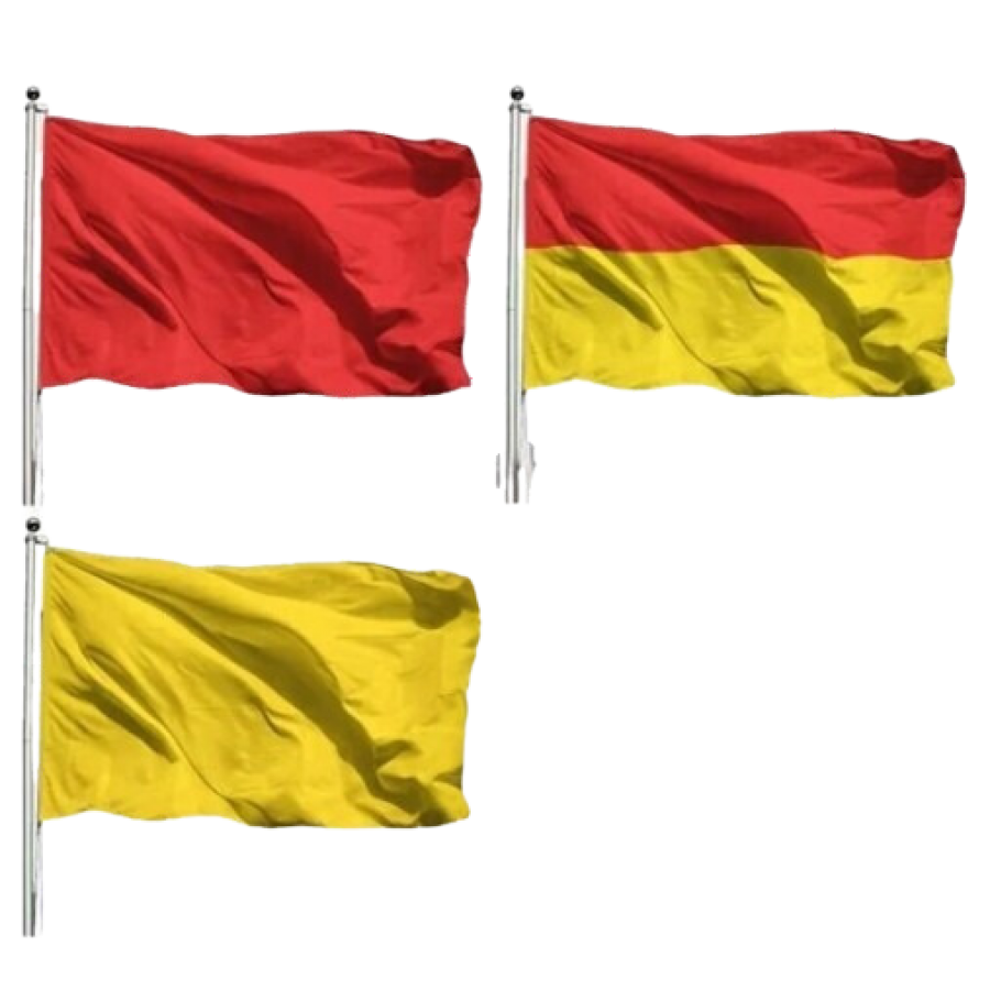 Havuz Cankurtaran Bayrak Seti - 3'lü takım