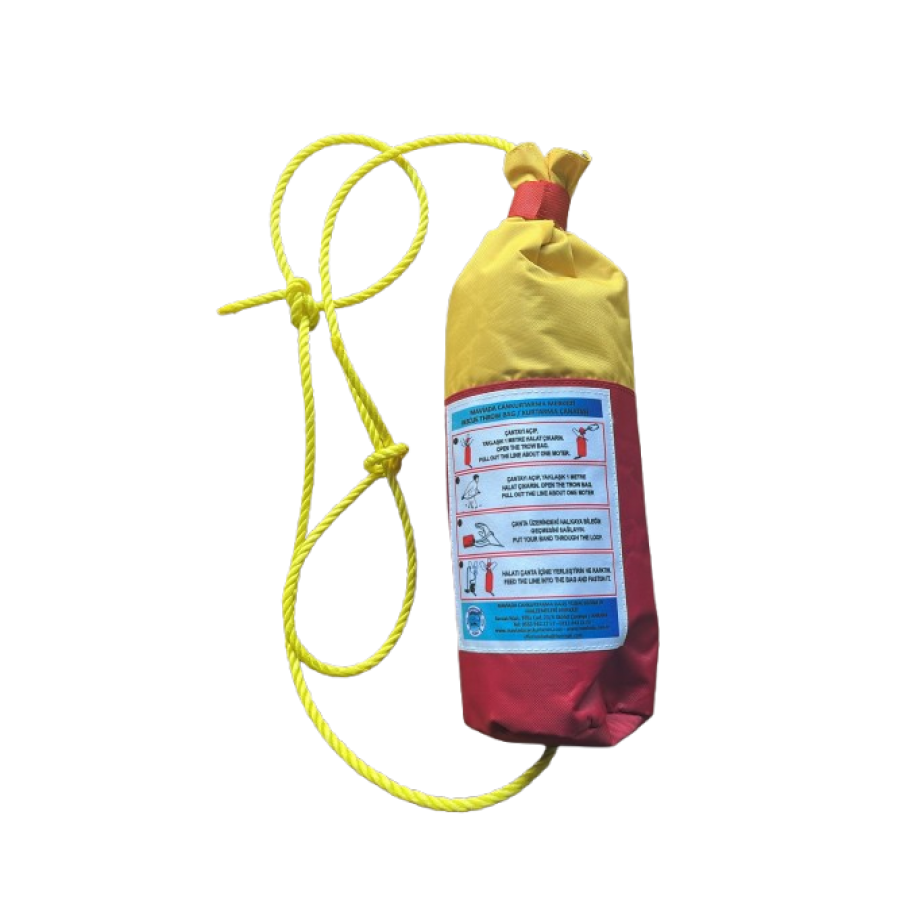 Cankurtaran Fırlatma Halatı - İpi - Torbalı - Naylon Halat Maviada