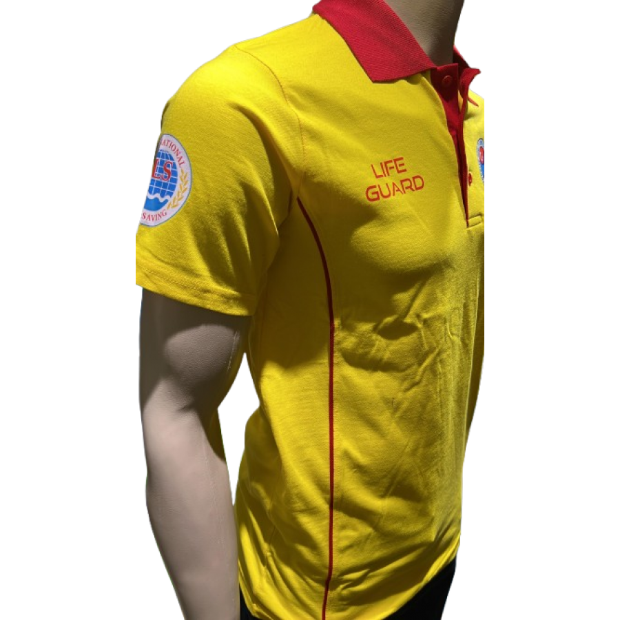 Cankurtaran Tişörtü - Pamuklu - Polo Yaka - Likralı - Şeritli