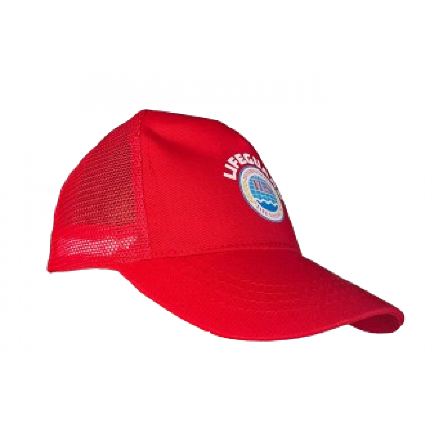 Cankurtaran Şapkası - ILS Logo ve Lifeguard Baskılı / Fileli