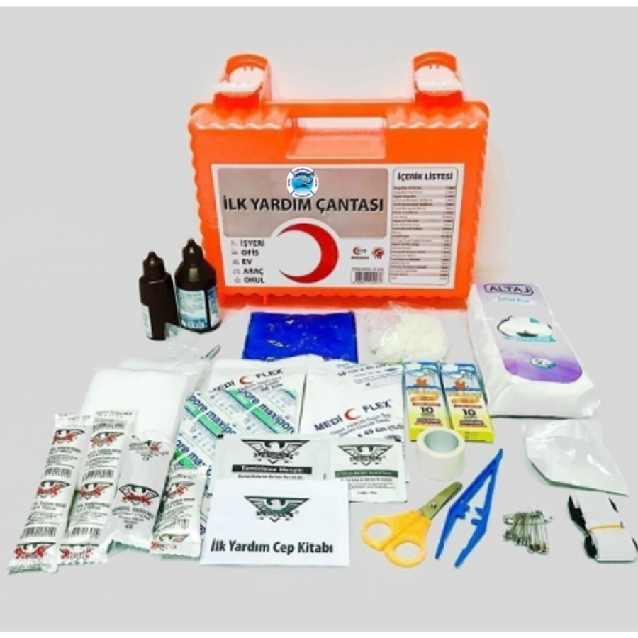 İlkyardım Çantası - Plastik -İçi Dolu